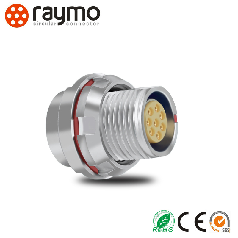 103 Series Dbpu Fixed Receptacle Push Pull 8 Pin Circular Connector