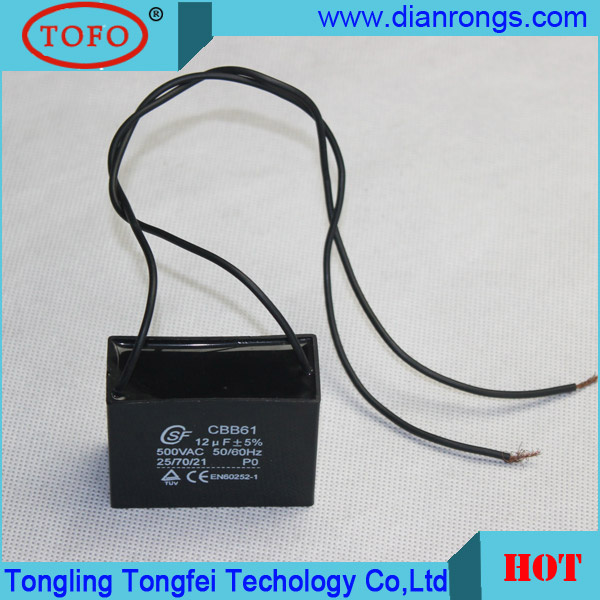 Cbb61 Air Conditioner Capacitor 400VAC 500VAC