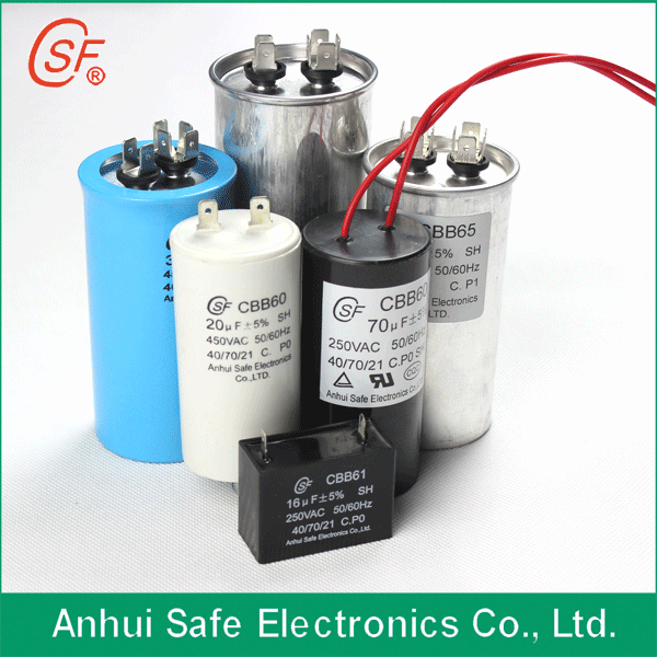 High Insulation Resistance AC Motor Running Sh Capacitor Cbb65