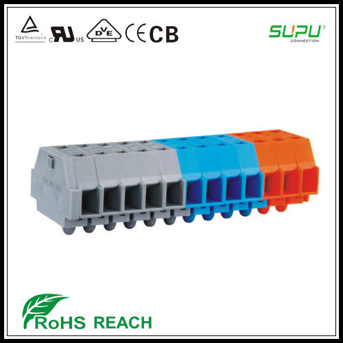 Terminal Block Deck with Snap in Mounting Feet (0.2-4.0mm)