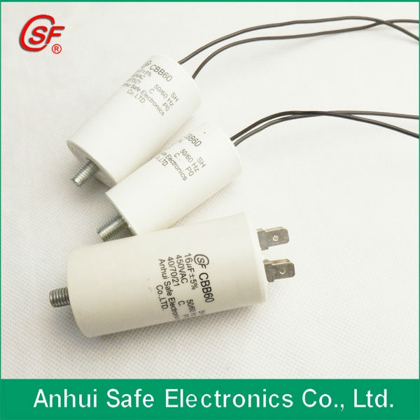 Metallized Polypropylene Film Motor Run Capacitor 35UF -Cbb60