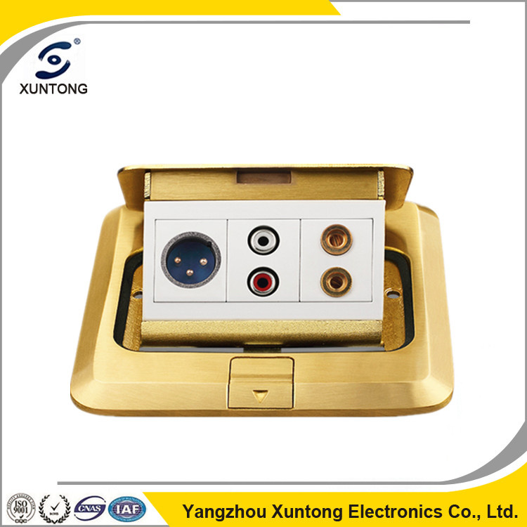 Electrical Outlet Type Floor Mulitimedia Socket