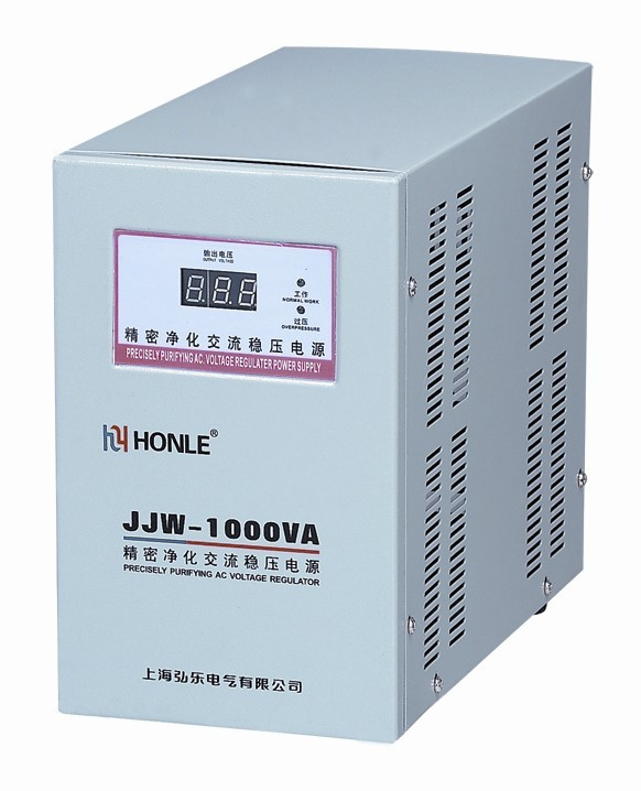Jjw-1k Single Phase Series Precise Purified Voltage Regulator