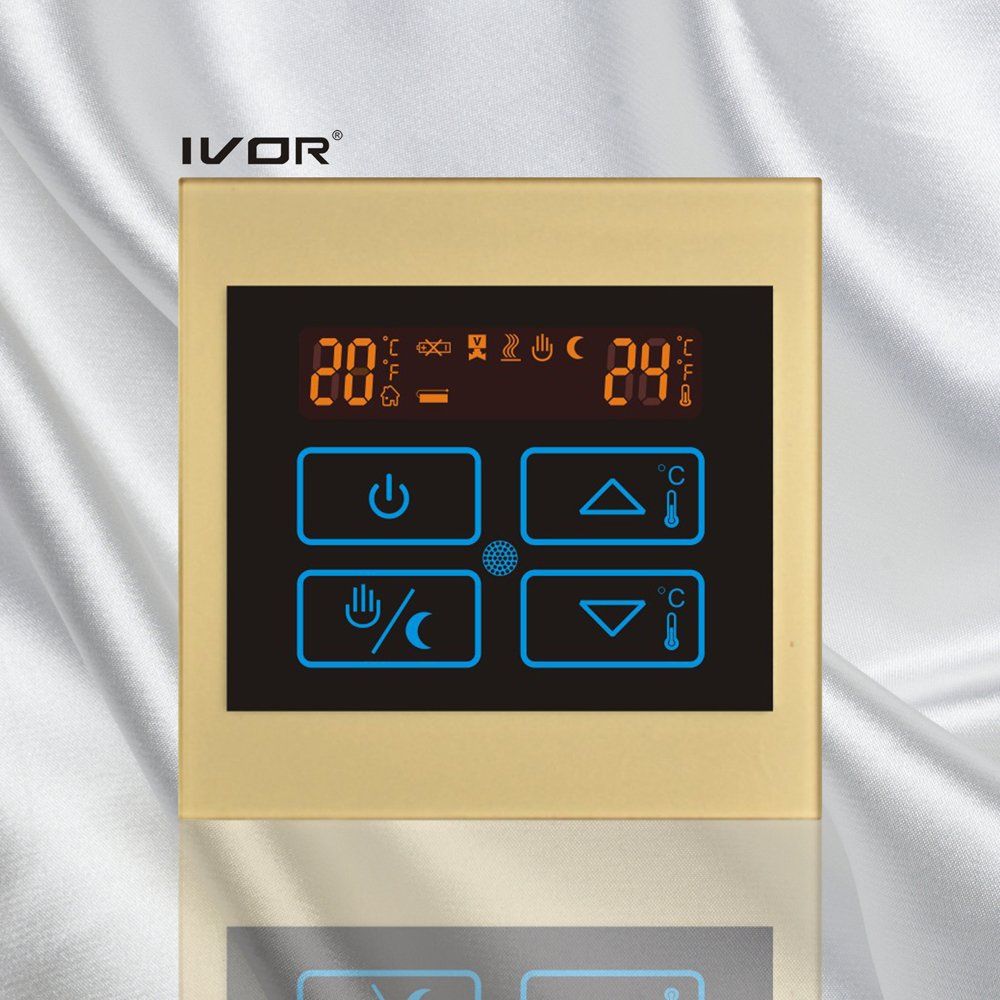 Underfloor Heating Thermostat Touch Switch Acrylic Frame (SK-HV100B-M/L)