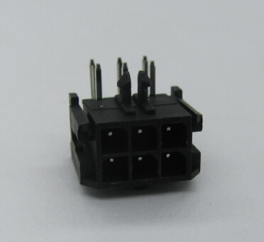 Micro Fit 3.0mm Wafer Connector Dual Rowavailable with Difference Poles From 2X1p to 2X12p, PA66, UL94-V0, Tin Plated