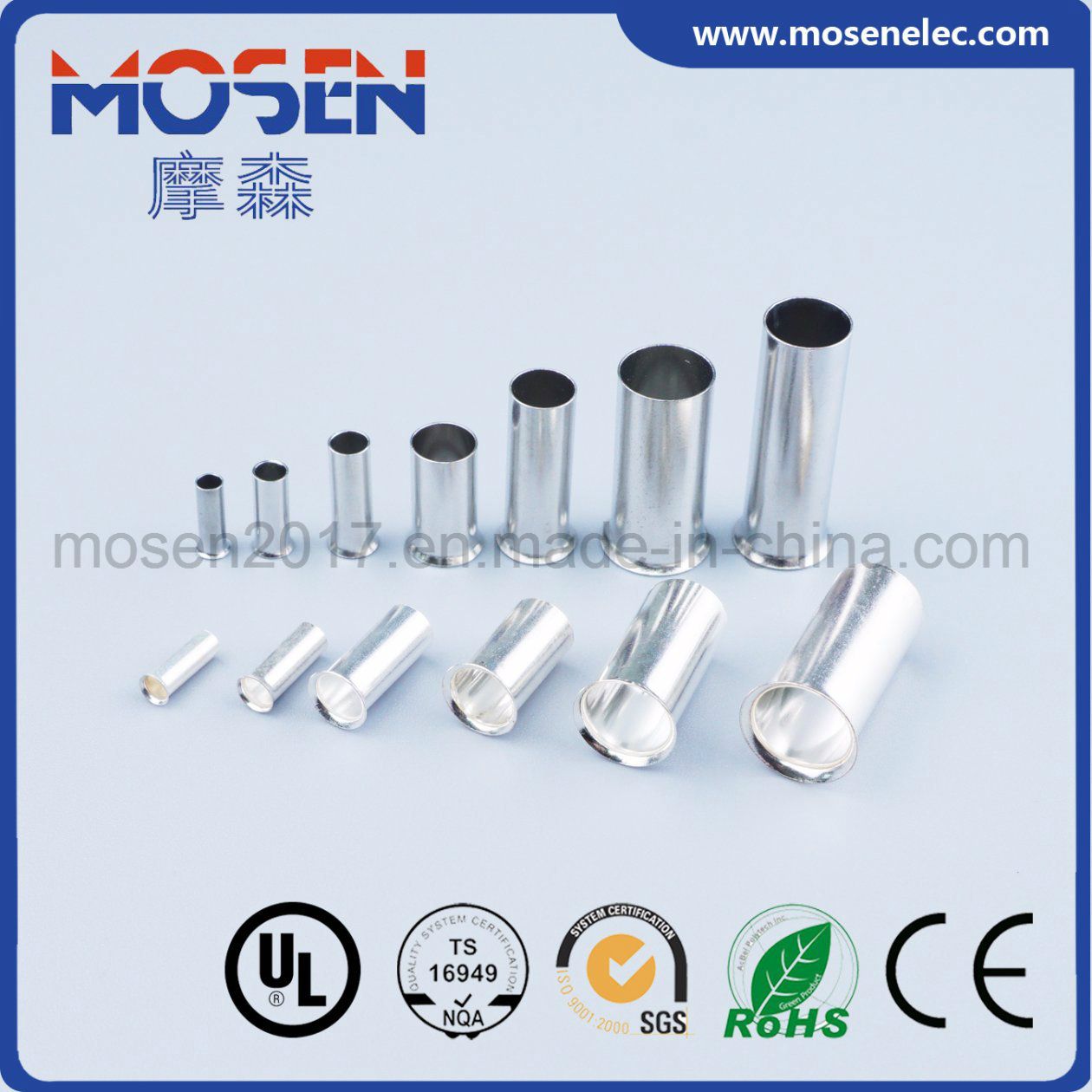 En Type Naked Non Insulatied Cord End Terminal