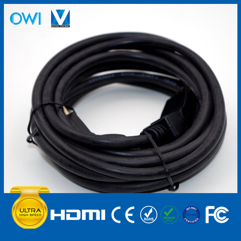 HDMI 19 Pin Plug-Plug Cable for 4K & HDTV with Rotating Plug