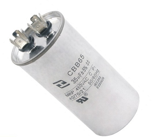 Cbb65 Air Conditioner Capacitor 250VAC Polypropylene Film Capacitor