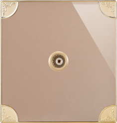 British Standard One Gang TV Socket Flat (N3)