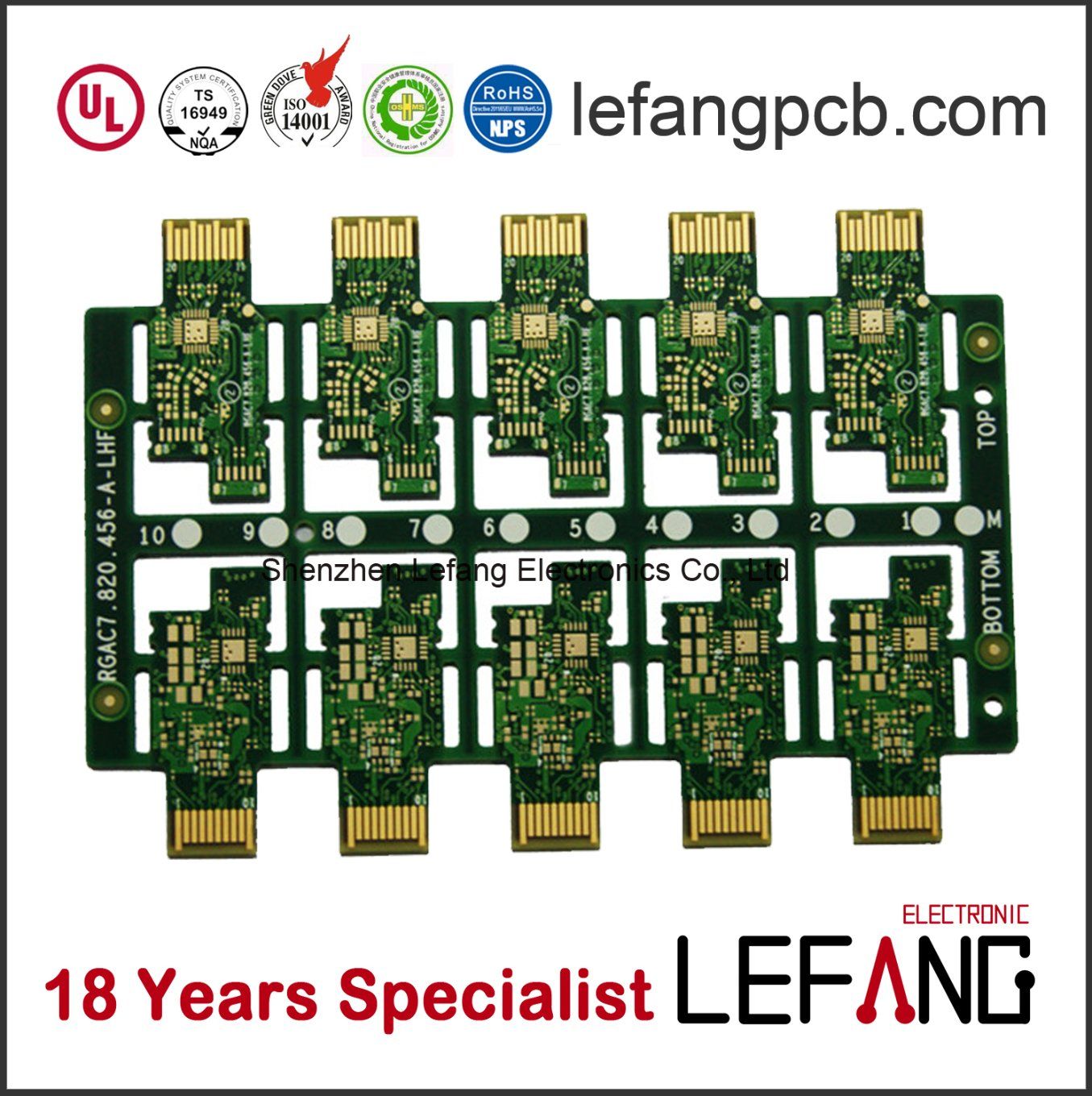 PCB Printed Circuit Board for Blood Pressure Monitor
