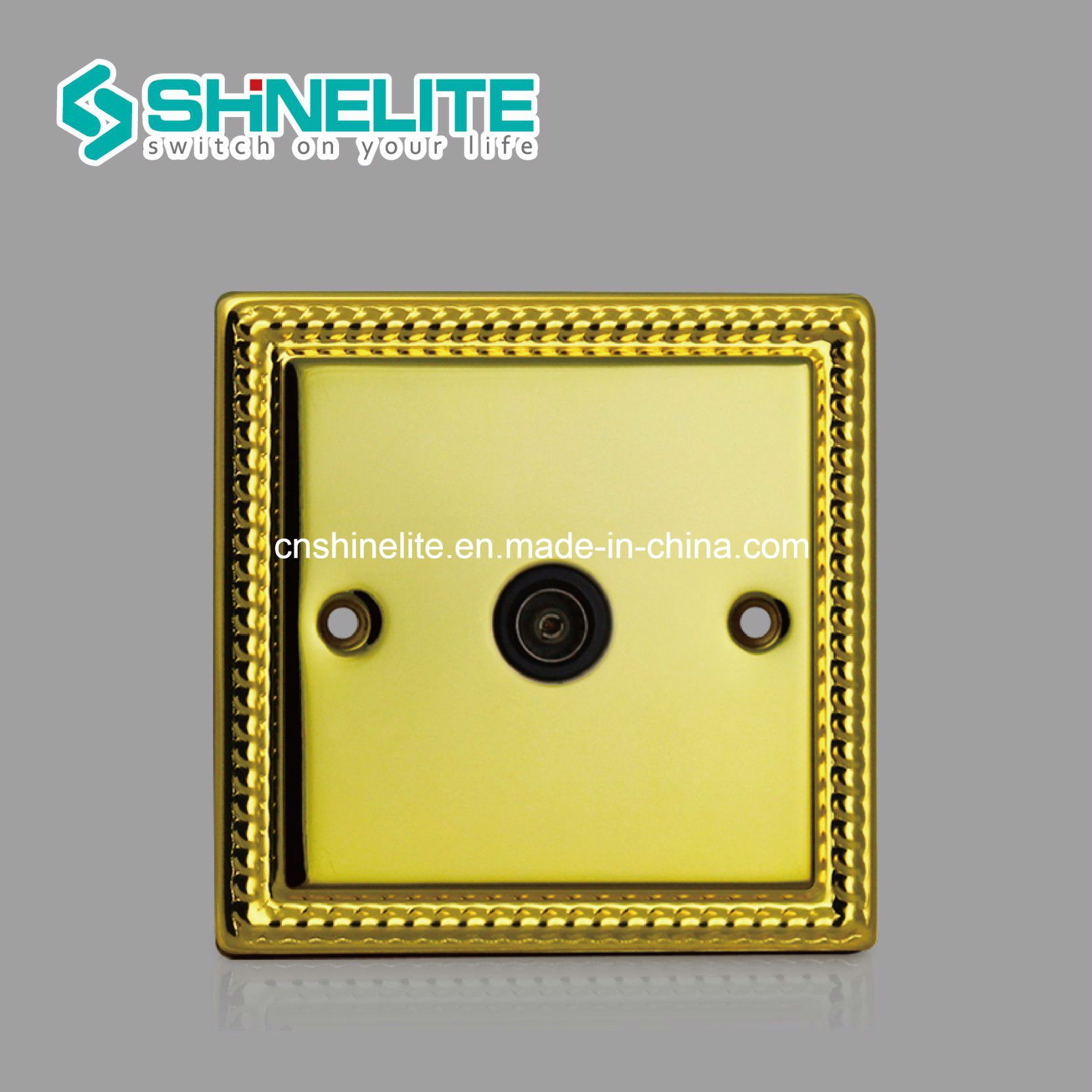Best Price Isolated Coaxial Socket Single Outlet TV Socket