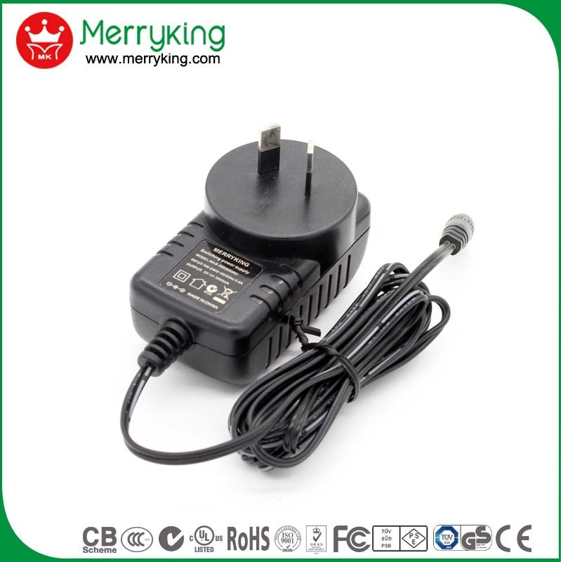 6V 2A Au Type AC DC Power Adapter with SAA C-Tick CB Rcm Safety Approvals