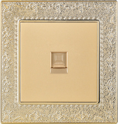 British Standard One Gang Internet/Telephone Socket Flat (N4)