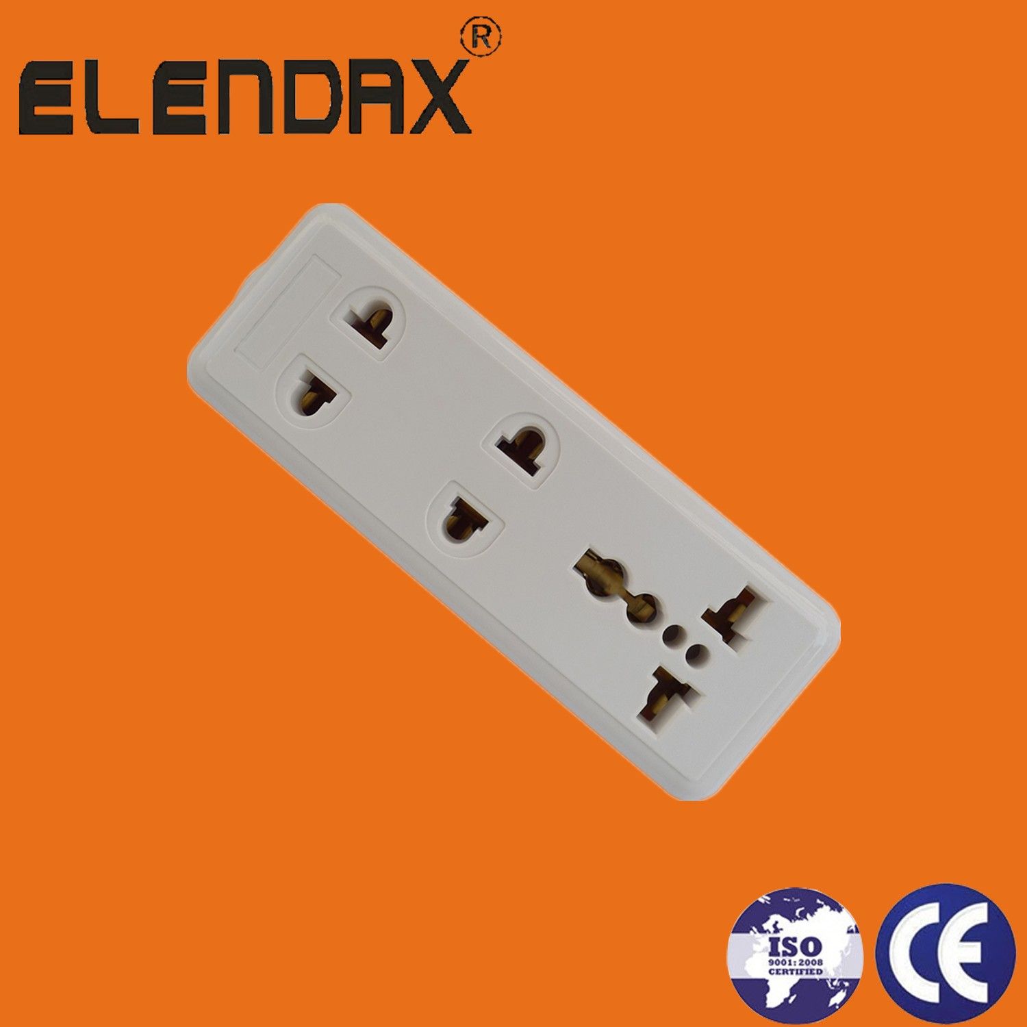 American Standard 10A 250V Electrical 3 Way Multi Function Socket (AE7003)