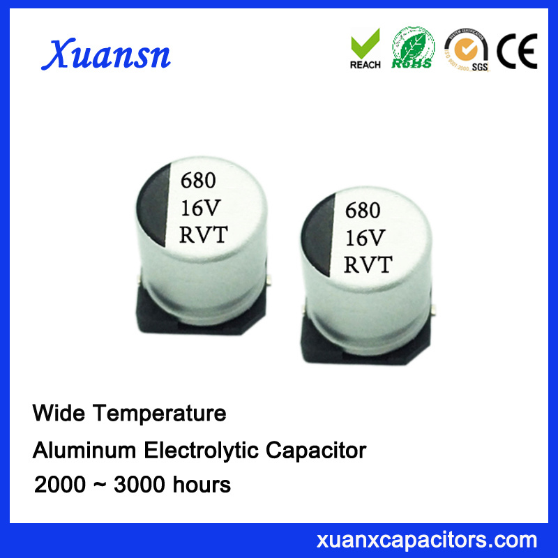 Good Quality 680UF 16V Chip Electrolytic Capacitor