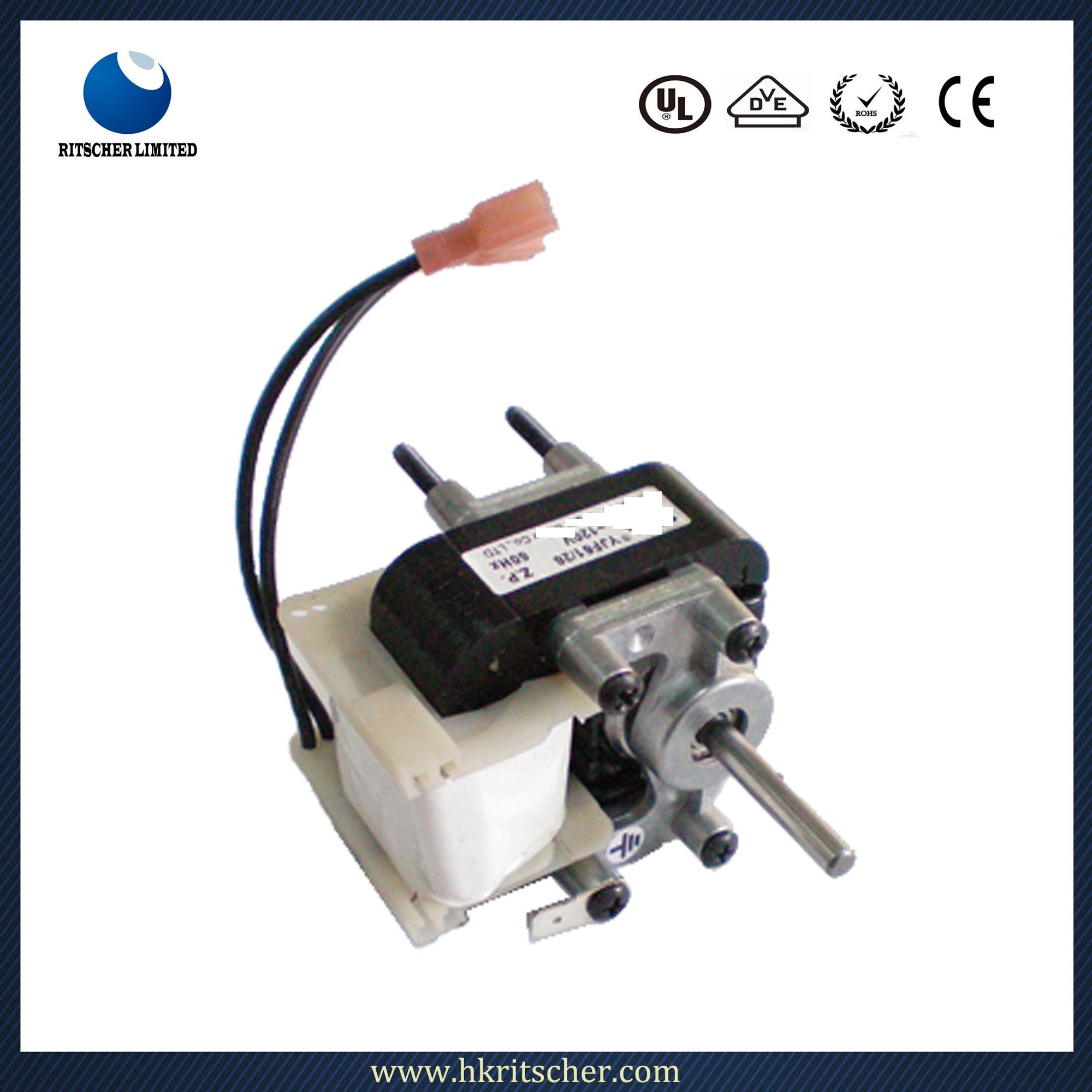 1000-3000rpm Three Phase Air Cooler Compressor Refrigerator Vibration Servo Motor