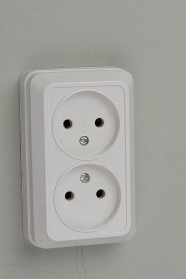 European Standard 2 Gang Wall Socket