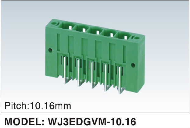 New Developing PCB Terminal Block (WJ3EDGVM-10.16mm)