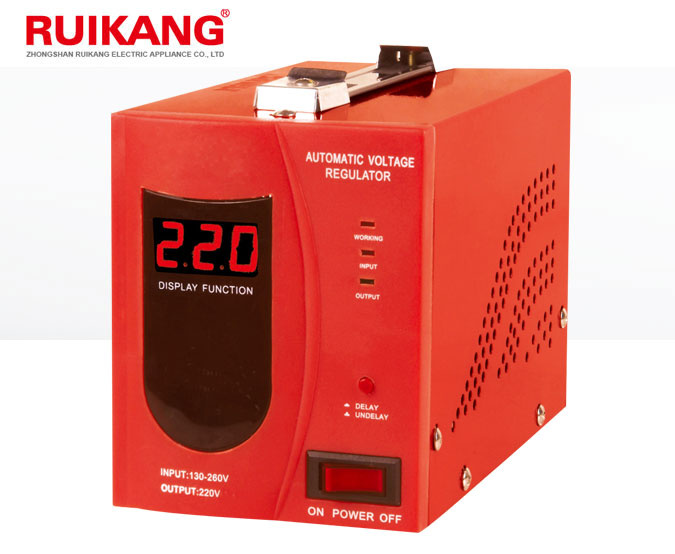 0.5kVA 220V AC Single Phase Low Price Factory Voltage Stabilizer/Regulator for Home Appliance