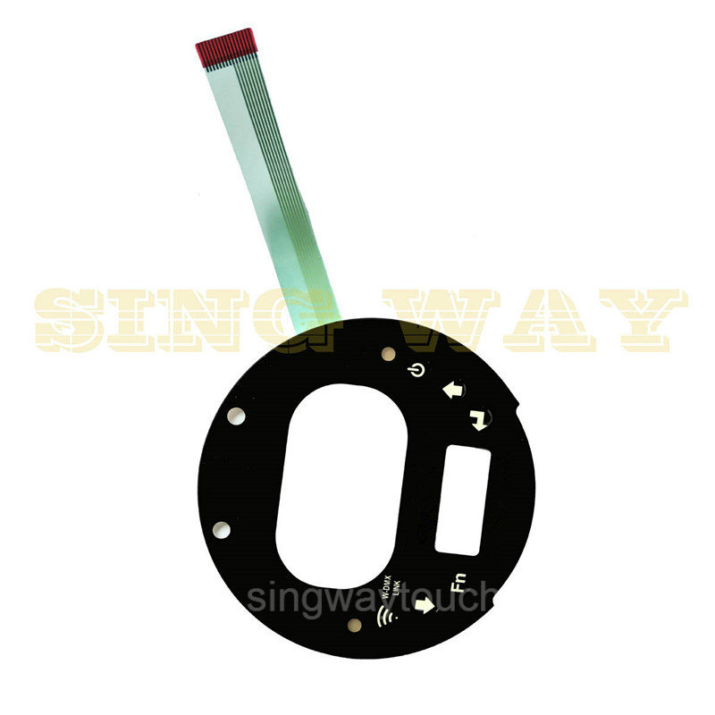 Laminated Window Membrane Keypad Without LED