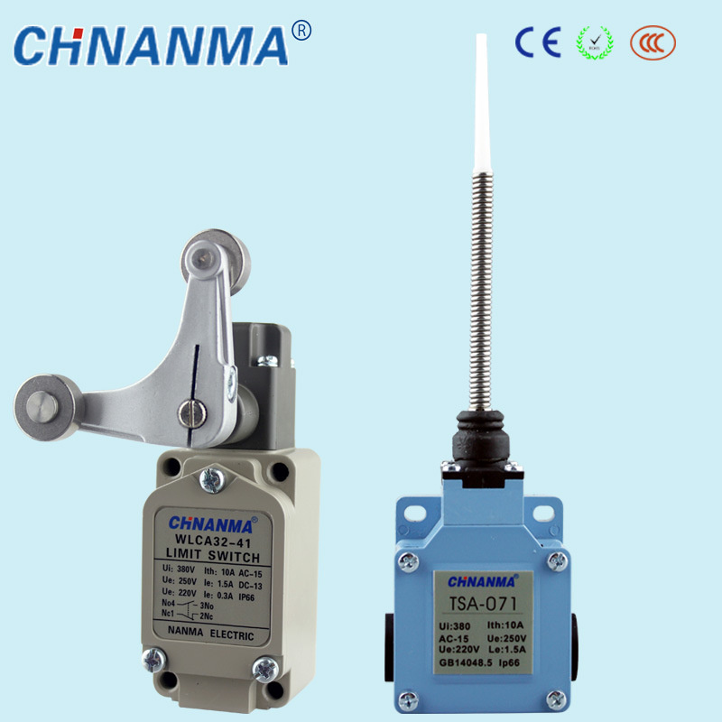 Tsa Series Aluminium Shell Push Plunger Type Limit Switch with Ce