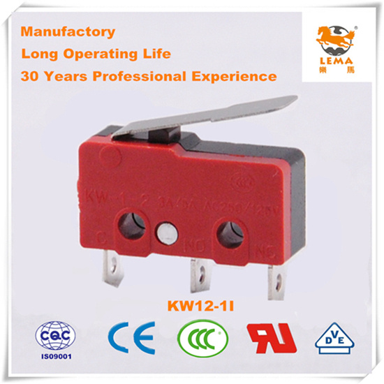 Lema Black and Red Kw12-1I Micro Switch