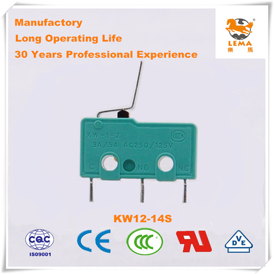 Lema Green Straight PCB Quick Connect Terminal Kw12-14s Micro Switch