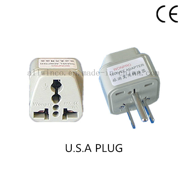 USA Travel Plug Adapter with Universal Socket
