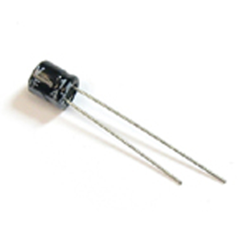 Miniature Size 5mm 25V Aluminum Electronic Capacitor