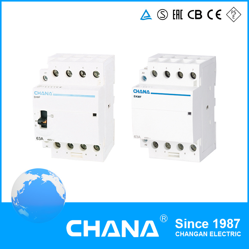 63A 2no 1nc Modular AC Contactor Electromagnetic 4p 240V Contactor