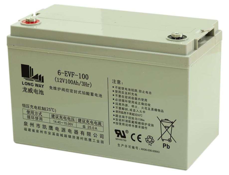 6-Evf-100 (12V100AH/3HR) Deep Cycle Battery