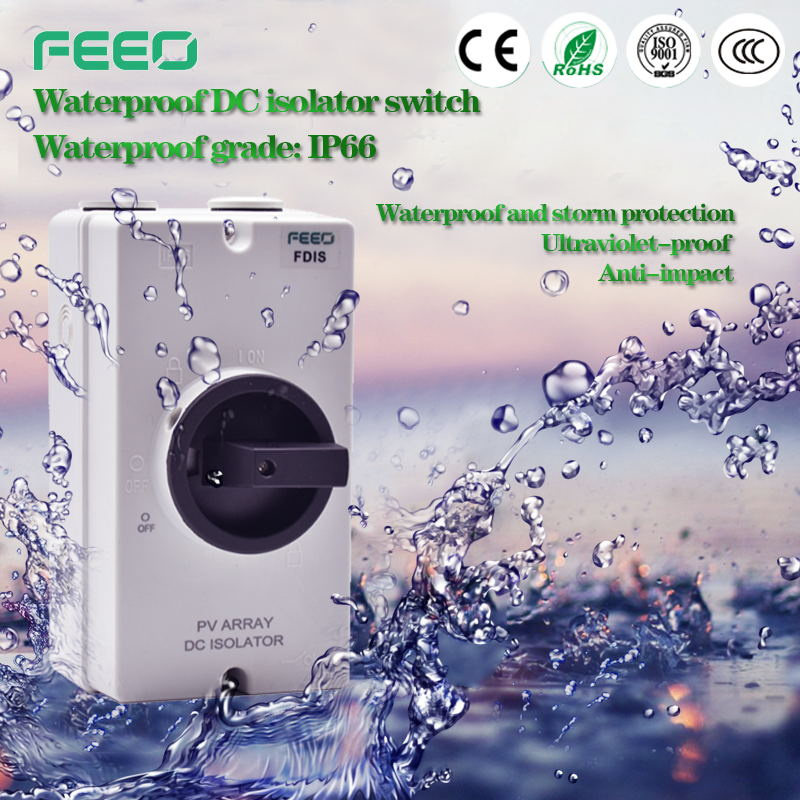 25A High Quality IP66 Mc4 Connector DC Isolator Switch