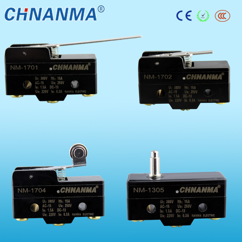 Short Hinge Roller Lever Switch Zippy Micro Switch