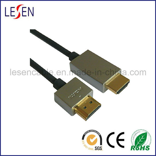 Ultra-Slim HDMI Cable with Ethernet, Metal Shell