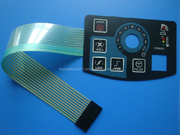 Microwave Circuit Printing CNC Overlay Keyboard Membrane Switch