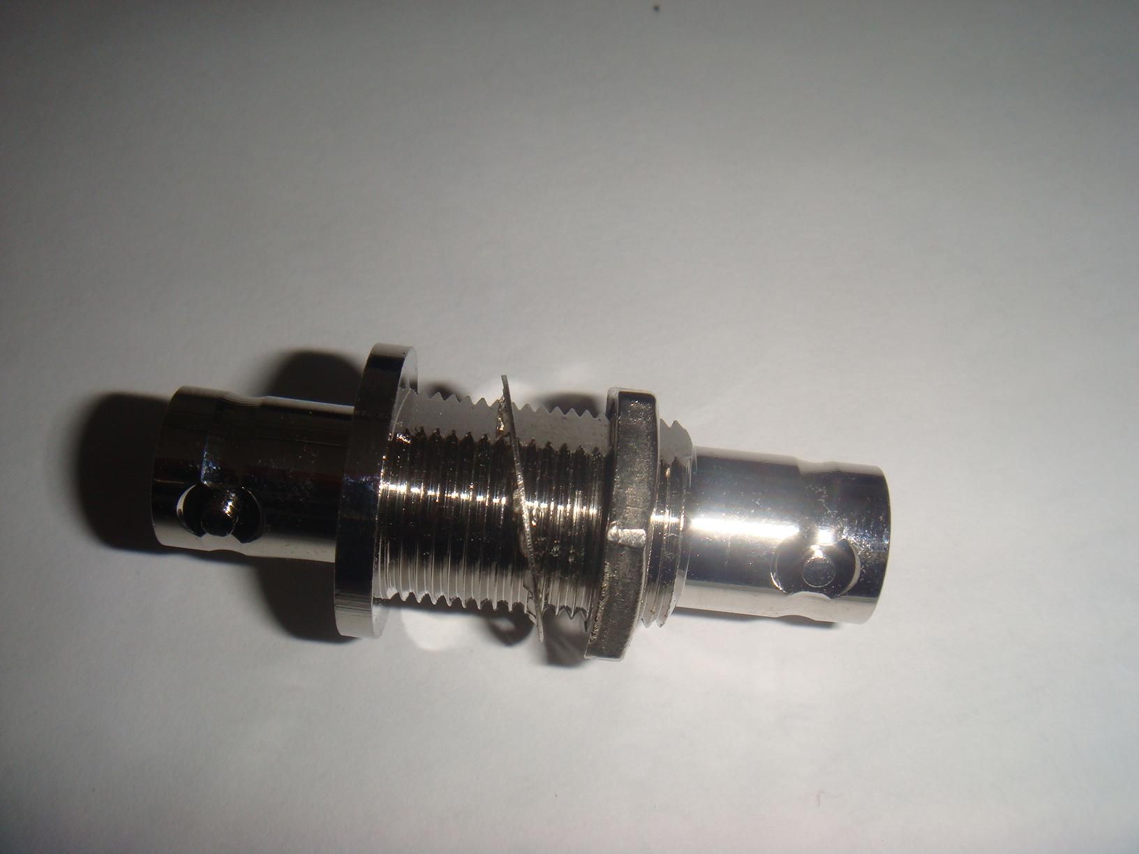 BNC Double Female with Nuts Connector