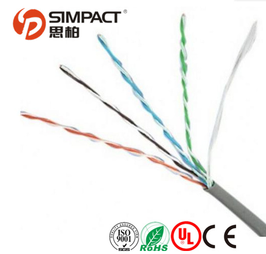 UL, Ce, RoHS, ISO Stranded Twisted Pairs Cat5e