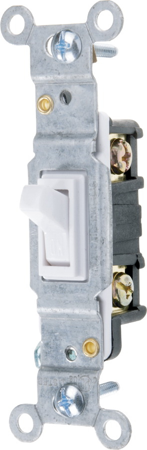 15 AMP, 120VAC, Single-Pole Toggle AC Quiet Switch, UL Listing