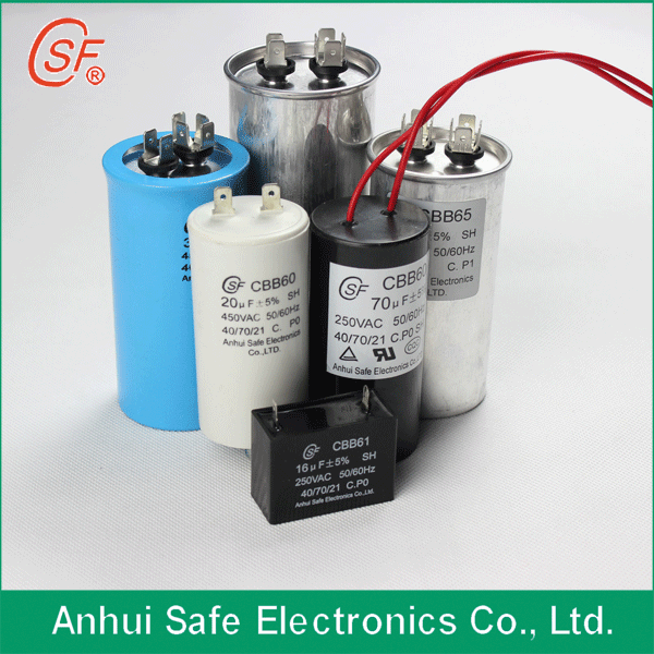 UL TUV RoHS Approval Cbb60 Cbb61 Cbb65 AC Motor Run Capacitor