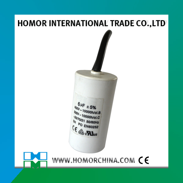 UL Ce 1UF 450VAC Washing Mechanism Run Capacitor Cbb60