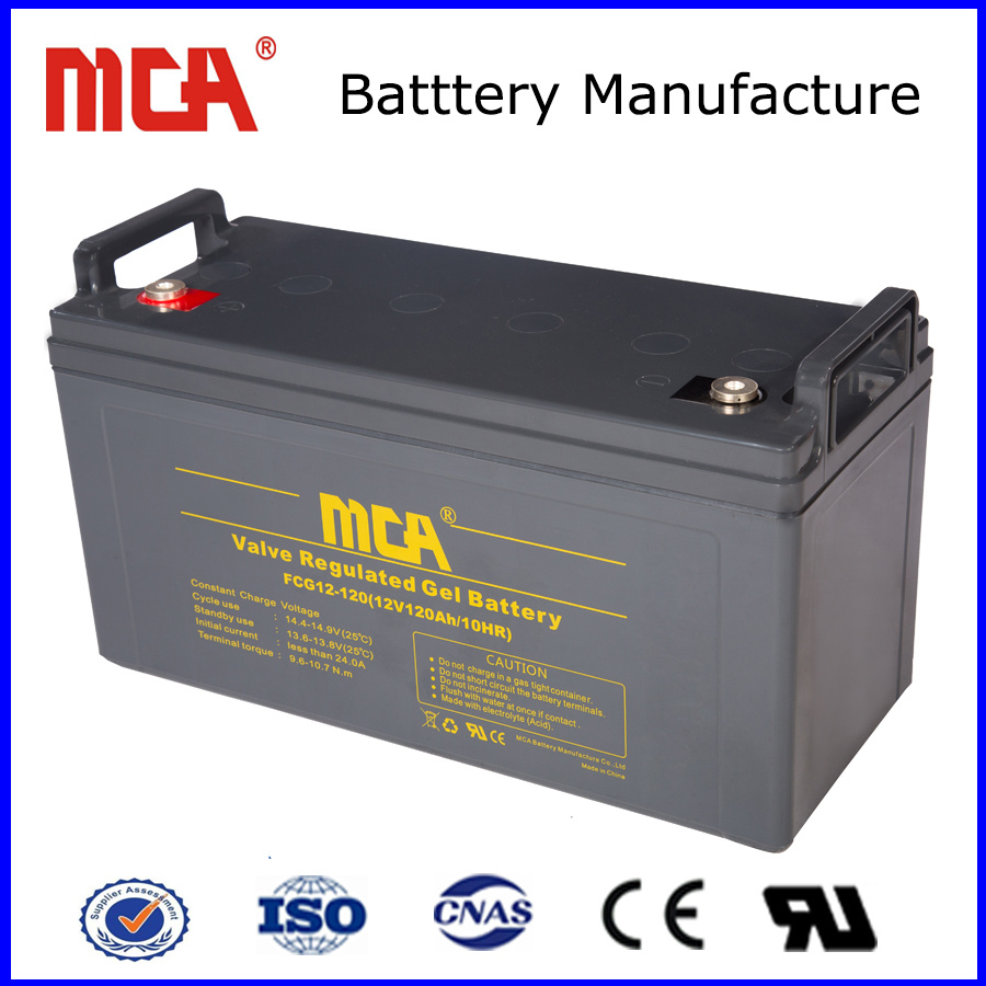 12V 120ah Rechargeable Gel Battery UPS Battery Backup