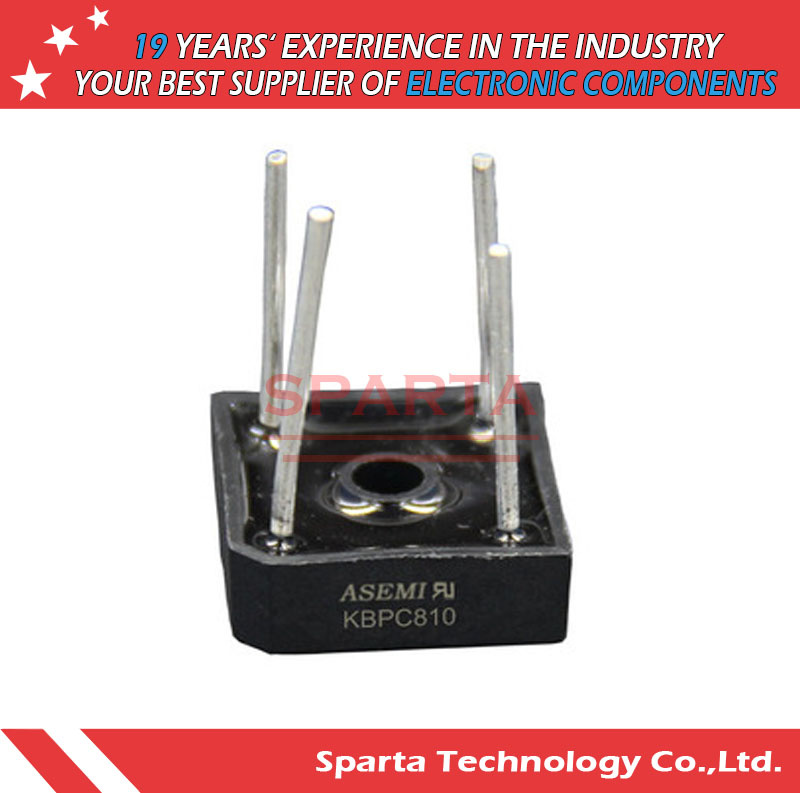 Kbpc806 Kbpc810 D-72 Bridge Rectifier 8A 50V~1000V Transistor