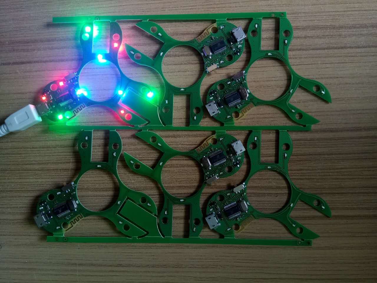 LED Bluetooth Plays The Music Fingertip Gyro. PCB PCBA One-Stop Delivery Provider