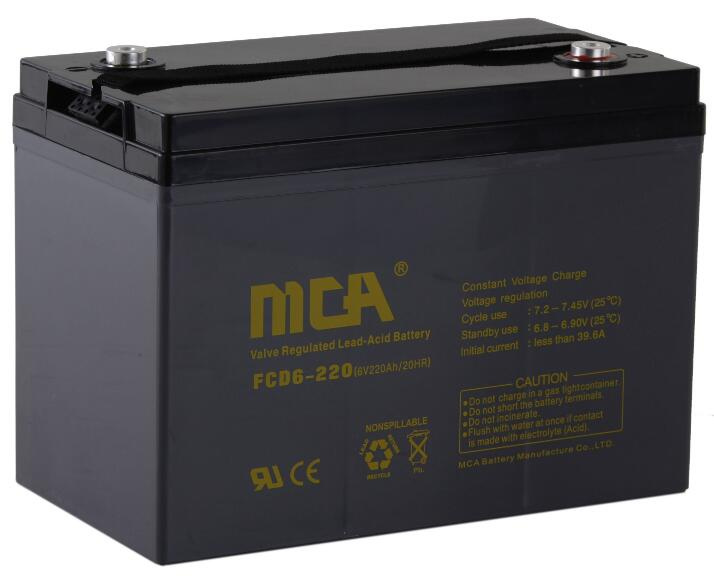 6V 220ah SMF VRLA Deep Cycle Battery for Solar System / Cheaper Price