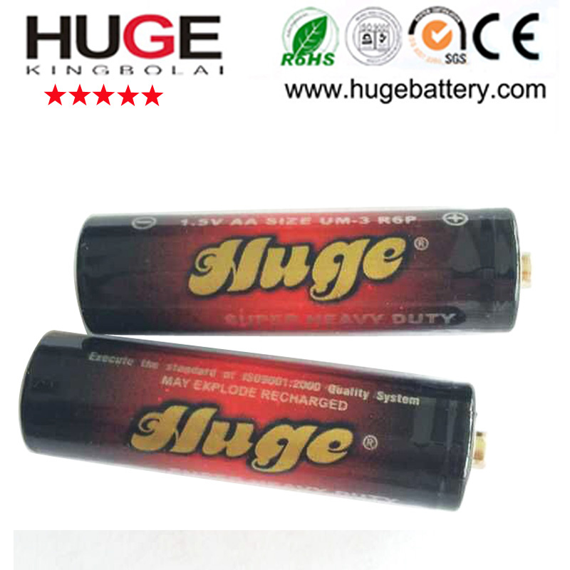 1.5V AA Size Carbon Zinc Battery R6