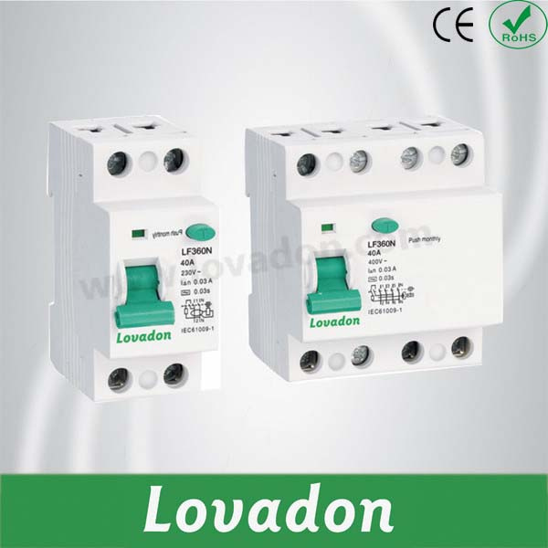 Good Quality Lf360n RCCB Series Residual Current Circuit Breaker