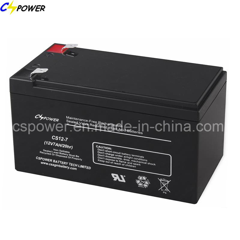 Rechargeable SLA Battery 12V7ah for UPS, Alarm System Emergency