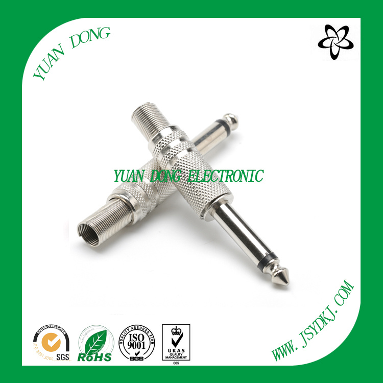 6.35 Stereo Mono RCA Plug 1/4