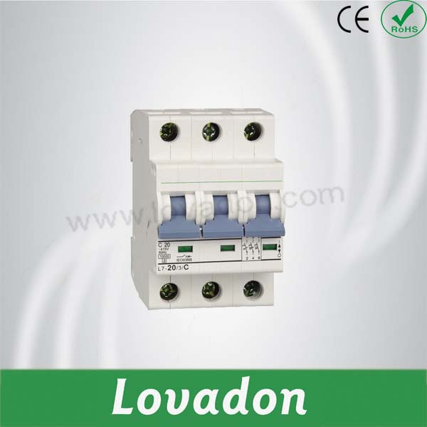 Good Quality L7 3 Pole Miniature Circuit Breaker