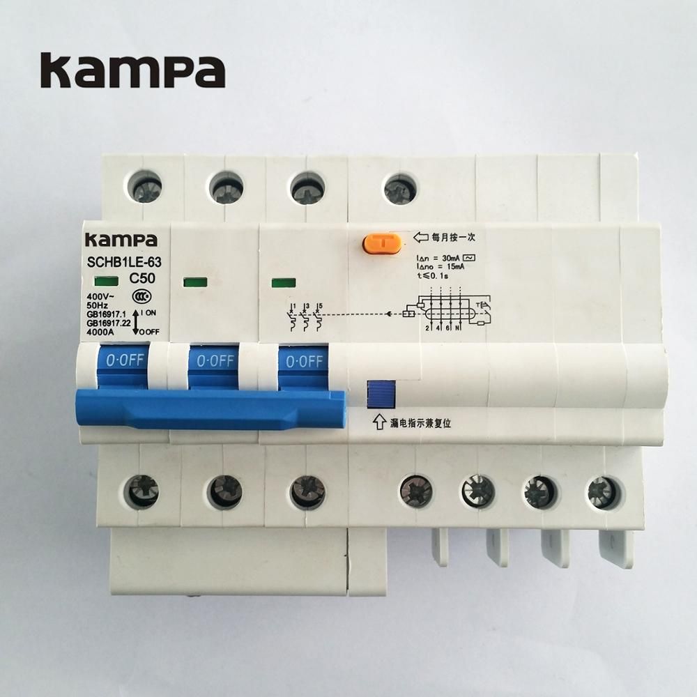 Kampa 3p+N RCBO